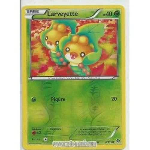 Carte Pokémon Larveyette Holo Reverse 8/135 Tempete Plasma Neuf Rare Fr