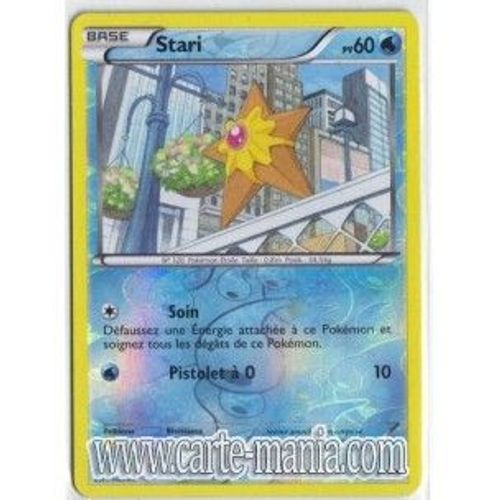 Carte Pokémon Stari Holo Reverse 23/99 Noir & Et Blanc Destinees Futures Neuf