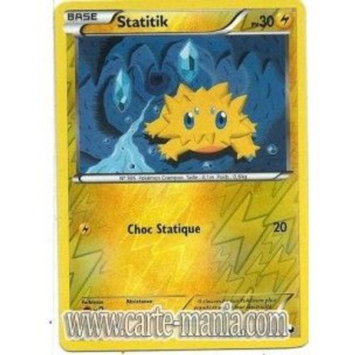 Carte Pokémon Statitik Holo Reverse 42/108 N & B Explorateurs Obscurs Fr Neuf