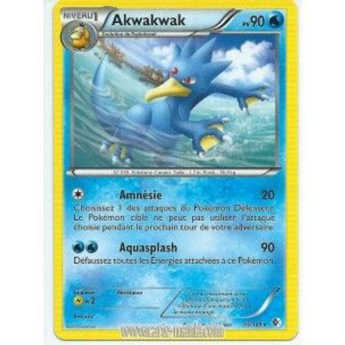 Carte Pokémon Akwakwak 35/149 Noir & Blanc Frontières Franchies Neuve
