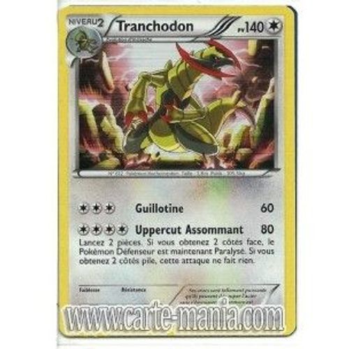 Carte Pokémon Tranchodon Holo 89/108 N & B Explorateurs Obscurs Fr Rare Neuf
