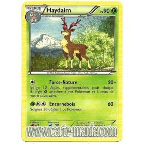 Carte Pokémon Haydaim 14/114 Noir & Et Blanc Rare Fr Neuve