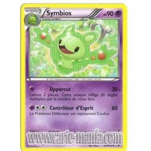 Carte Pokémon Symbios 53/101 Noir & Et Blanc Nobles Victoires Fr Rare Neuve