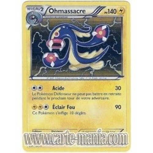 Carte Pokémon Ohmassacre Holo 41/101 Noir & Blanc Nobles Victoires Rare Fr Neuve