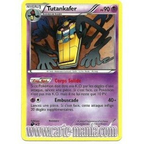 Carte Pokémon Tutankafer 47/101 Noir & Et Blanc Nobles Victoires Fr Rare Neuve