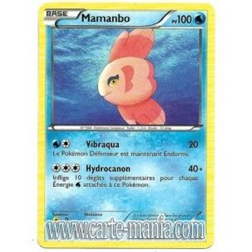 Carte Pokémon Mamanbo 39/114 Noir & Et Blanc Rare Fr Neuve