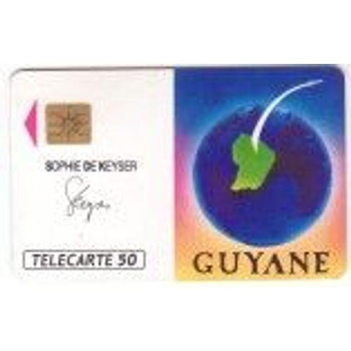 Télécarte = Guyane , Sophie De Keyser , 50 Unités,  So2.