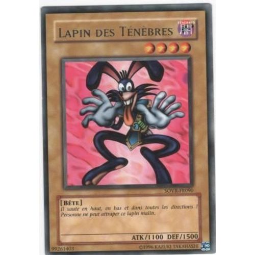 Carte Yu-Gi-Oh! "Lapin Des Ténèbres" Rare Sovr-Fr090