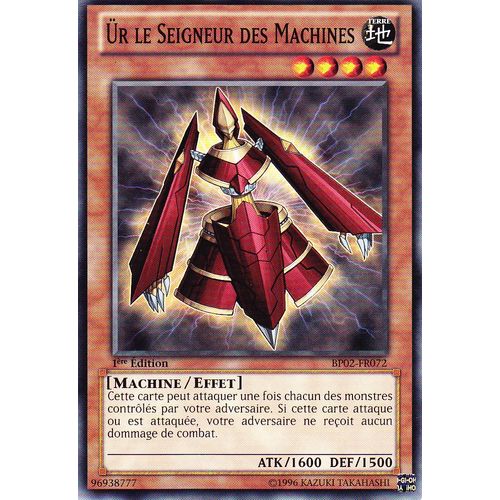 Bp02-Fr072 Ur Le Seigneur Des Machine - Commune - 1ère Éd.