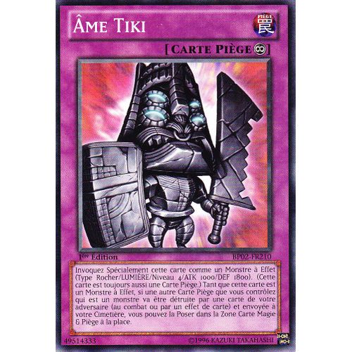Âme Tiki Bp02-Fr210 Commune Yu-Gi-Oh!