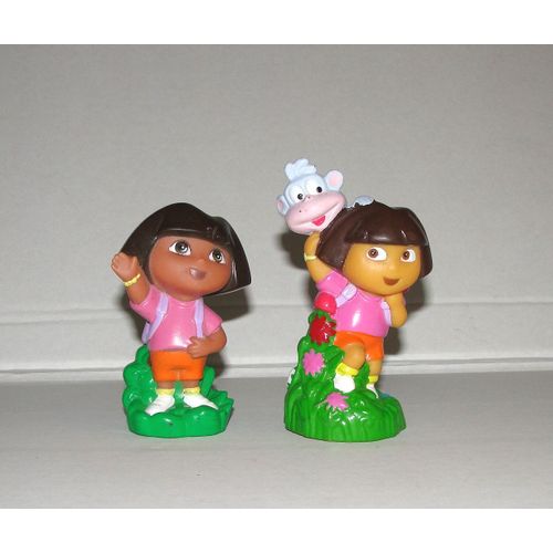 Dora L'exploratrice Et Babouche 2 Figurines Mattel Viacom