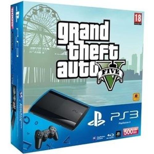 Console Sony Playstation 3 500 Go + Gta V (Ps3)