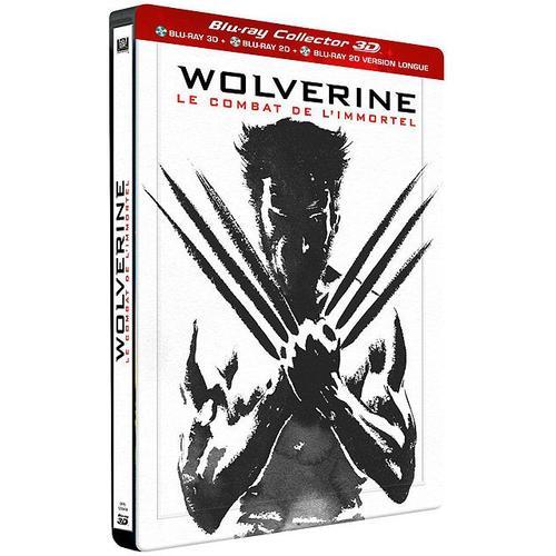 Wolverine : Le Combat De L'immortel - Édition Collector Combo Blu-Ray 3d + 2d + 2d Version Longue Boîtier Steelbook