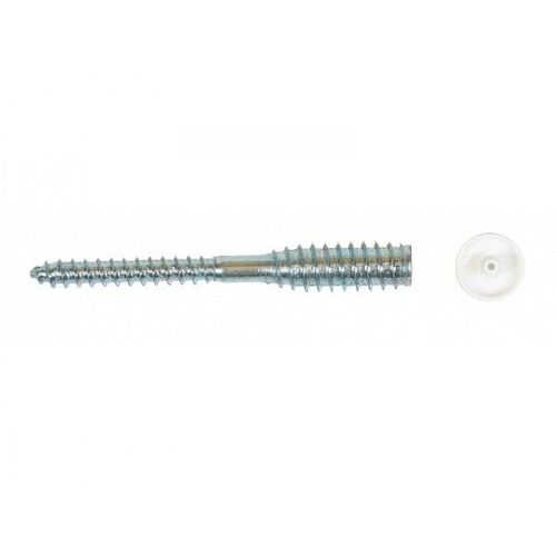 Boite de 100 Vis top-roc PVC ING FIXATIONS - 6x80 mm - Filet 33 mm capuchon blanc - A430150