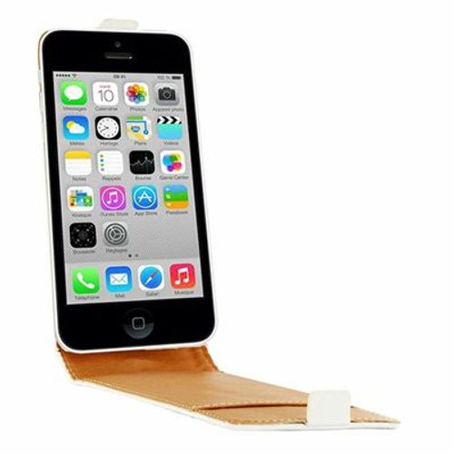 Etui Rabat Blanc Pour Iphone 5c