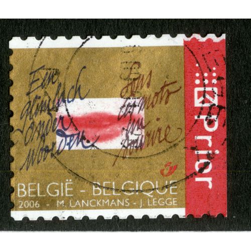 Timbre Oblitéré België - Belgique, 2006, M. Lanckmans - J. Legge, Prior