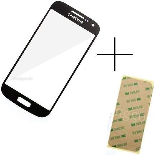 Kit Vitre Samsung Galaxy S4 Mini Noir Black Mist + Autocollant Double Face - Gt I9190 I9195 3g 4g