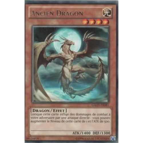 Carte Yu-Gi-Oh! "Ancien Dragon" Rare Gaov-Fr081