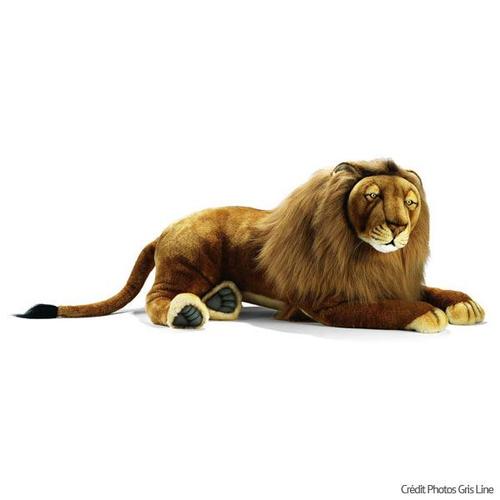 Peluche Lion Couché 100 Cm Anima