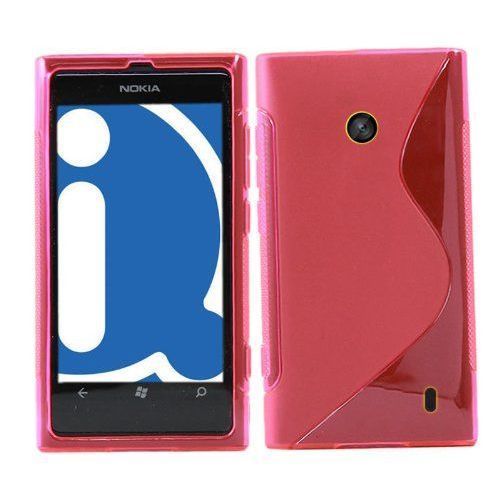 Coque Silicone Rose Pour Nokia Lumia 520
