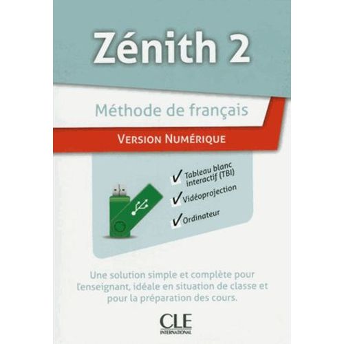 Zénith 2 Méthode De Français Version Numérique - (1clé Usb)