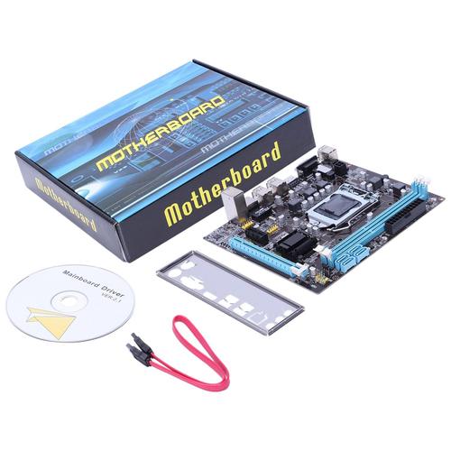 Carte Mère Professionnelle H61 Lga 1155 Ddr3 Ram Carte Support Usb 2.0 Core I3 I5 I7 Quad Cpu Dual Channel Ordinateur De Bureau Mainboard