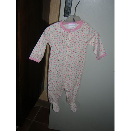 Lot De 2 Vêtements Bébé 1 Pyjama Et 1 Gilet 3-6 Mois.