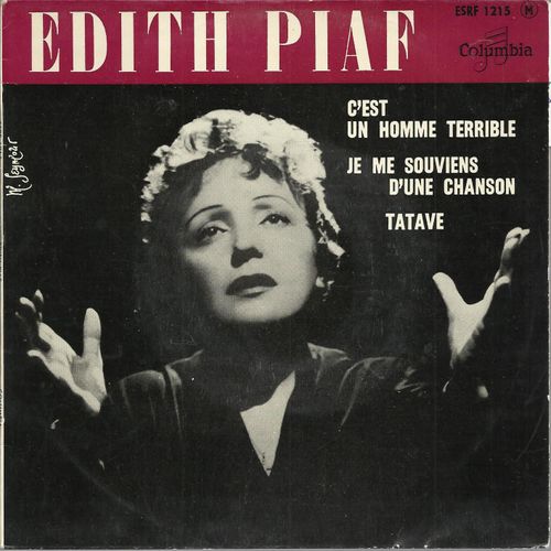 C'est Un Homme Terrible (J.-P. Moulin) 2'10 - Je Me Souviens D'une Chanson (F. Marten - J.-P. Moulin) 2'50  /  Tatave (A. Simonin - H. Crolla) 3'55