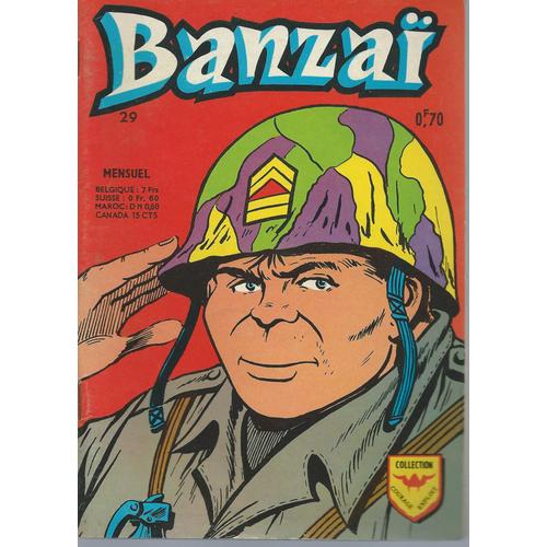 [ Comic Pocket ] Banzaï N° 29 ( Mensuel - Janvier 1971 ) : " Sergent Gorille ! "