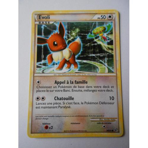 Evoli - Pokemon Hs Indomptable 48/90