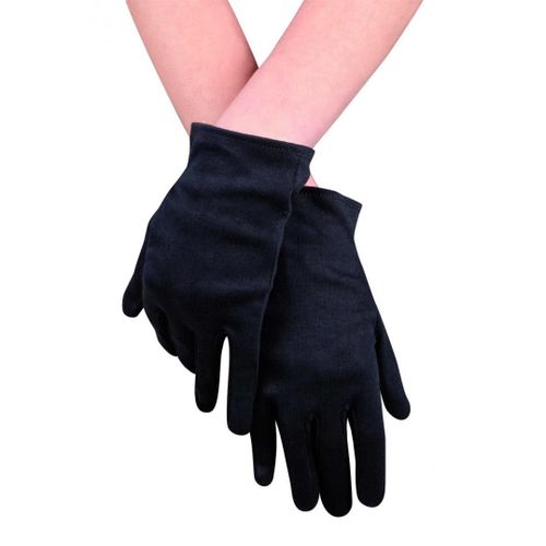 Gants Courts Stretch Noir