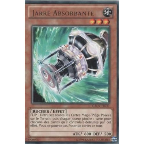 Carte Yu-Gi-Oh! "Jarre Absorbante" Rare Gaov-Fr037