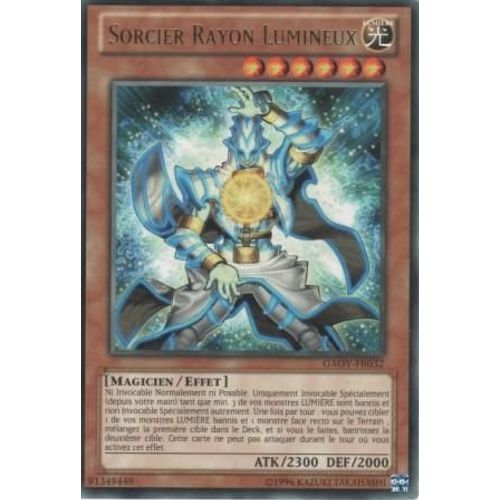 Carte Yu-Gi-Oh! "Sorcier Rayon Lumineux" Rare Gaov-Fr032
