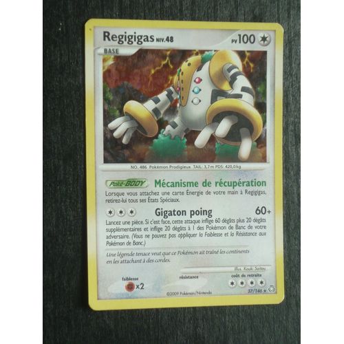 Regigigas 100pv 37/146 Neuve Eveil Des Légendes  Francaise Ultra Rare