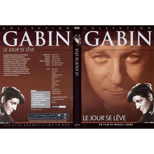 Le Jour Se Lève Dvd Collection Jean Gabin Avec Jean Gabin - Jules Berry - Arletty
