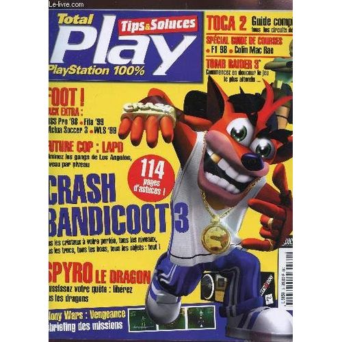 Total Play - Tips & Soluces / Hors Serie N°5 / Toca 2 : Guide Complet - Special Guide De Courses - Tome Raider 3 - Foot - Crash Basicoot3 Etc...