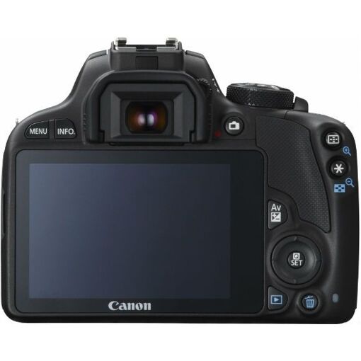 Canon EOS 100D - Appareil photo num�rique - Reflex - 18.0 MP - APS-C - 1080p / 30 pi/s - 3x zoom optique objectif EF-S 18-55 mm IS STM - noir_image_2|Rakuten