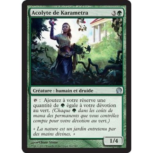 Acolyte De Karametra - Theros - U - 160/249