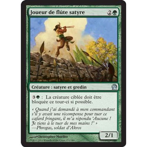 Joueur De Flute Satyre - Theros - U - 175/249