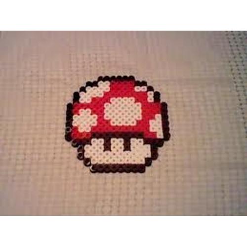 Champignon Mario Pixel/Perles