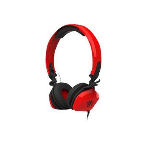 Mad Catz F.R.E.Q. M Mobile Stereo Headset - Micro-casque - circum-aural - filaire - rouge
