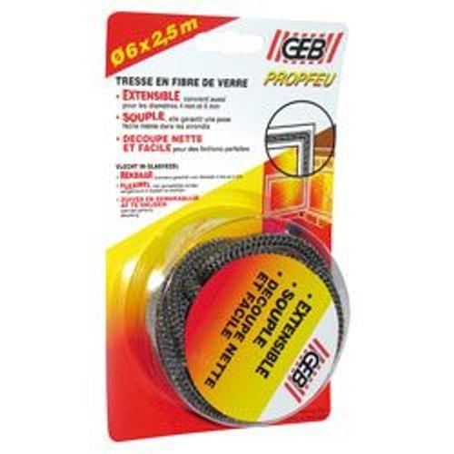 GEB TRESSE EN FIBRE DE VERRE EXTEN.D.6MM 2.50M