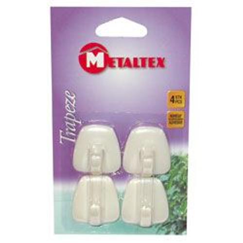 METALTEX CROCHET ADH.TRAPEZE X4 BLISTER 291001