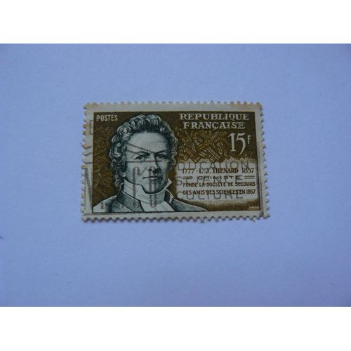 Timbre De L. J Thénard N° 1139 Oblitéré De 1957