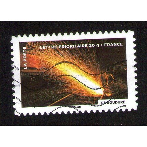 Timbre Oblitéré Used Stamp Fête Du Timbre 2012 Le Timbre Fête Le Feu La Soudure France