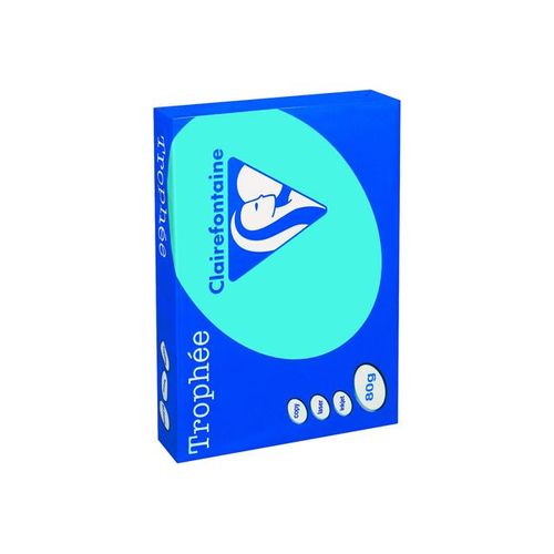 Clairefontaine Trophée - Papier teinté - bleu - A4 (210 x 297 mm) - 80 g/m² - 500 feuille(s)