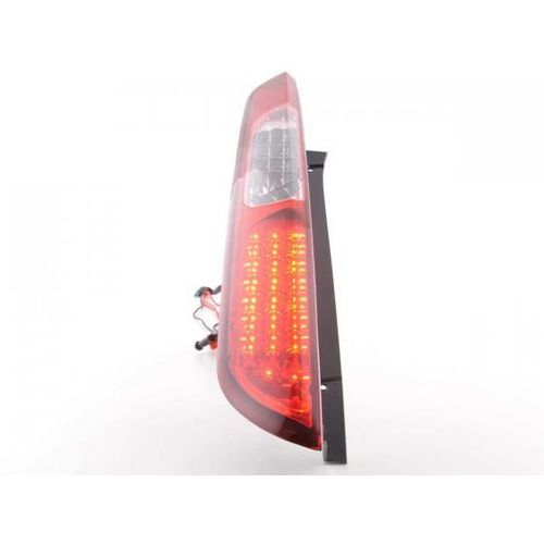 Led Feux Arrières Pour Ford Focus 2 5-Portes Année 04-08, Rouge/Transparent