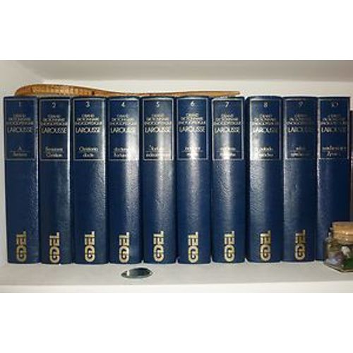 Grand Dictionnaire Encyclopedique Larousse.10 Volumes En Couleurs.