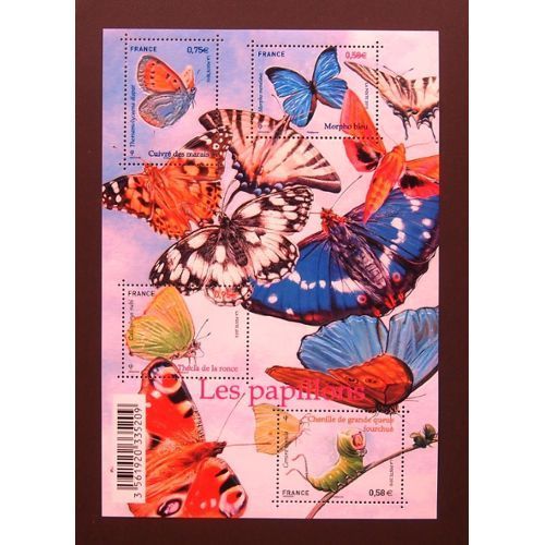 Papillons - Lot De 25 Blocs Feuillets Differents - Tous Pays