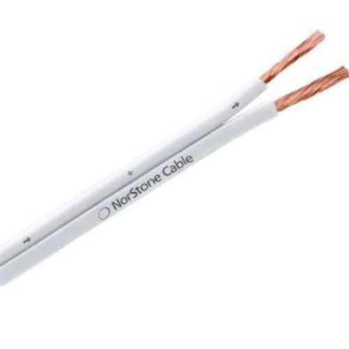Norstone Classic White W250 - Cable audio en cuivre 10m (Blanc)